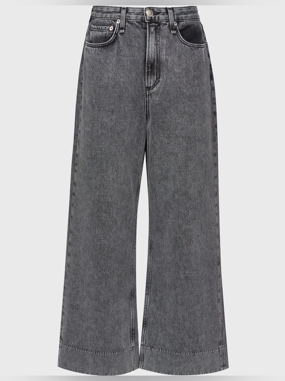 Rag & Bone Cropped Wide Leg Jeans - sz 27